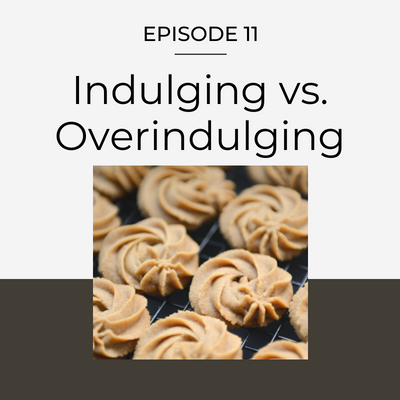 indulgent cookies, eating habits, indulging vs. overindulging