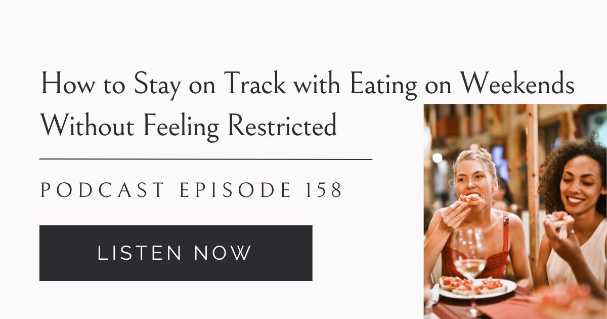 how to stay on track with healthy eating habits on weekends