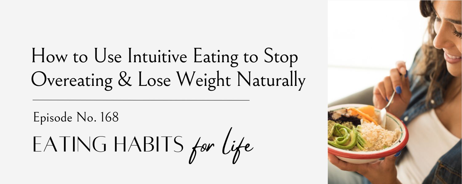 woman eating intuitively