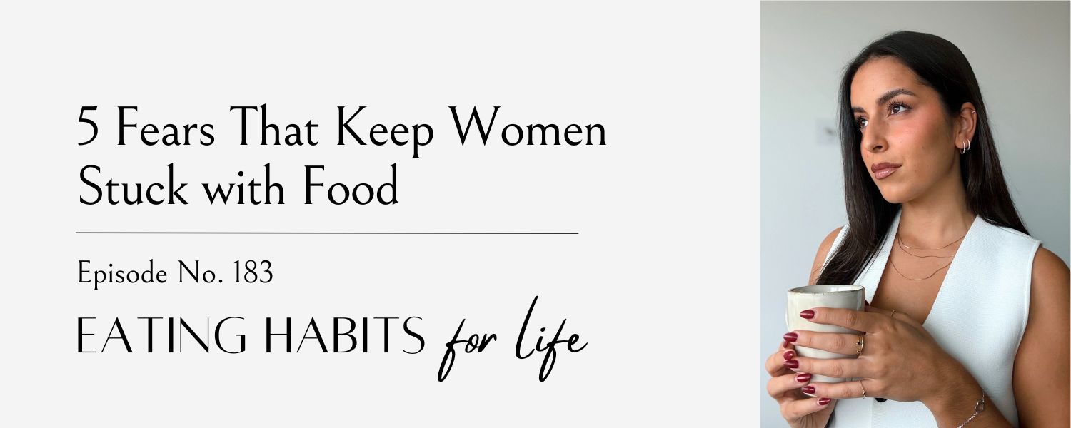 woman feeling fear about changing her eating habits