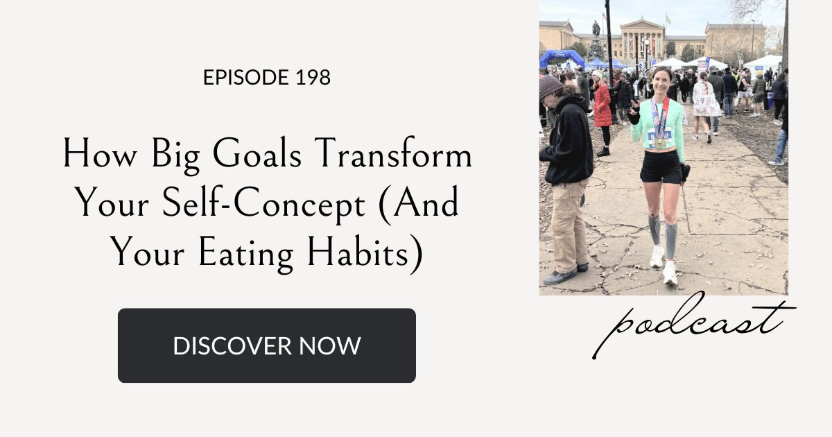 How big goals transform your self-concept and eating habits