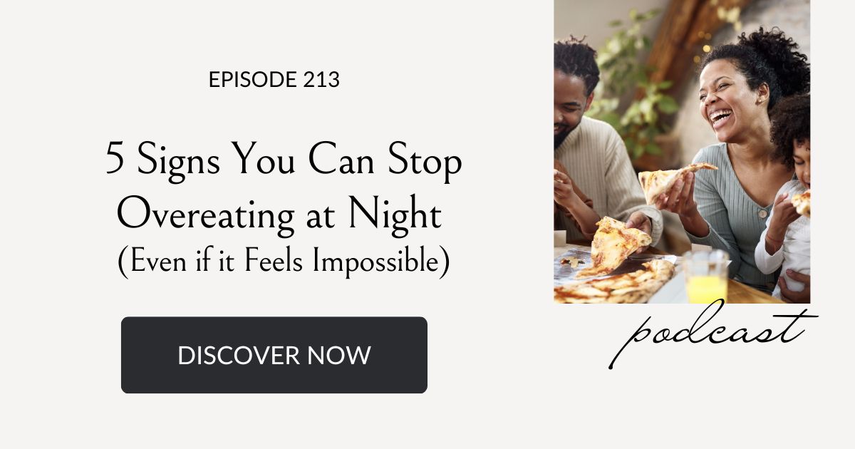 woman eating pizza with her family