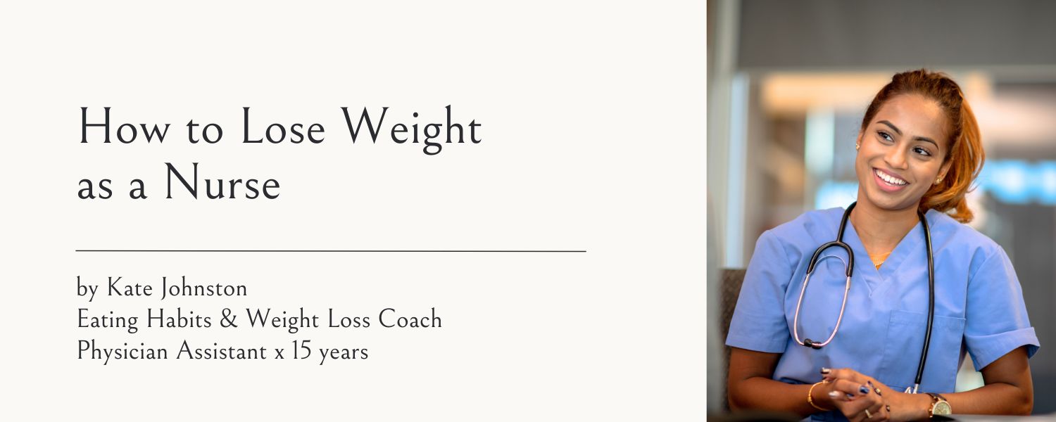 How to lose weight as a nurse, nurse smiling